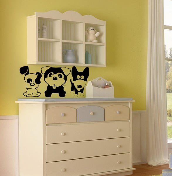 Example of wall stickers: Dog 02